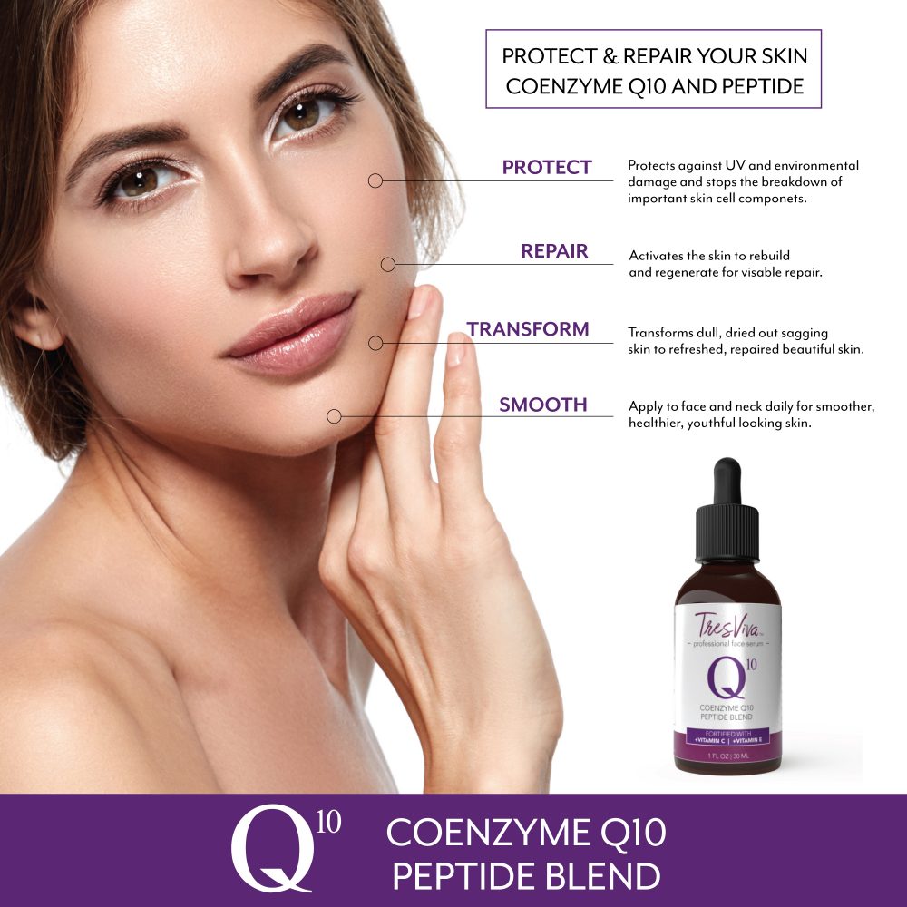 CoQ10 Face Serum TresViva Skincare Professional Face Serum